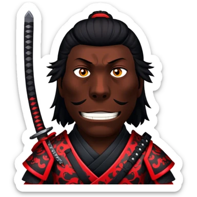 Daring Samurai sticker