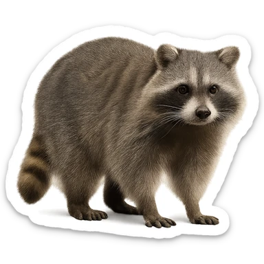 raccoon sticker