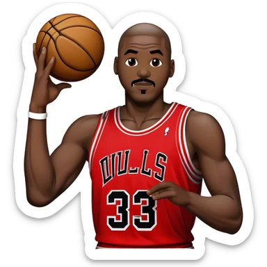 Micheal Jeffery Jordan sticker