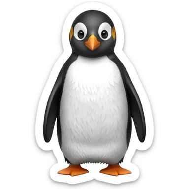 a penguin paradise (vr game) inspired penguin sticker