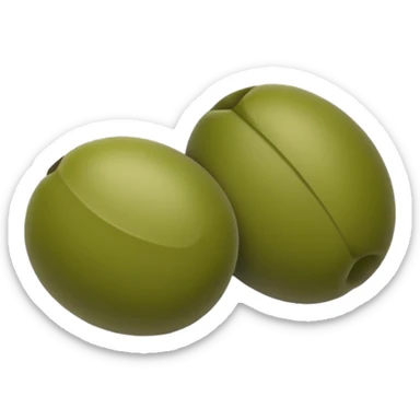 Olive green  sticker