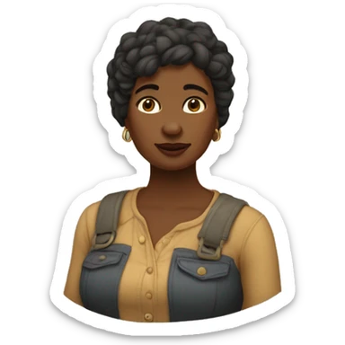 Femme aux gros ventre sticker