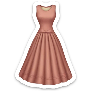 Vintage dress sticker