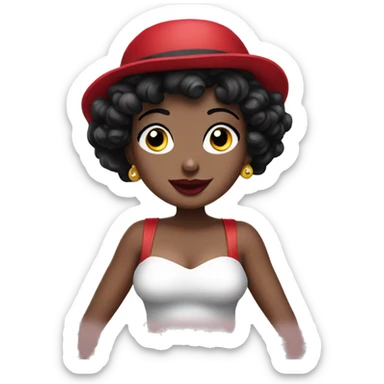 Betty boop sticker