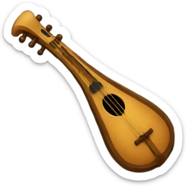a bard lyre sticker