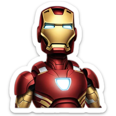 iron man saying im sorry sticker