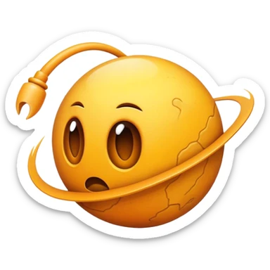 planeta mercurio, que no parezca la luna sticker