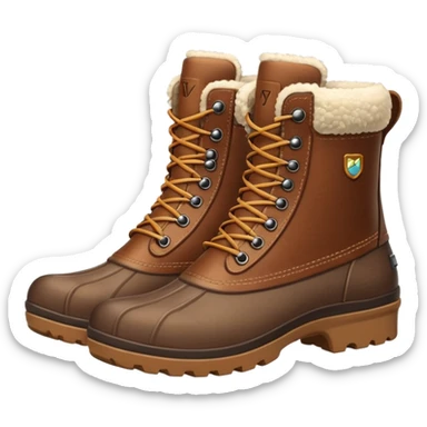 winter shoes sticker