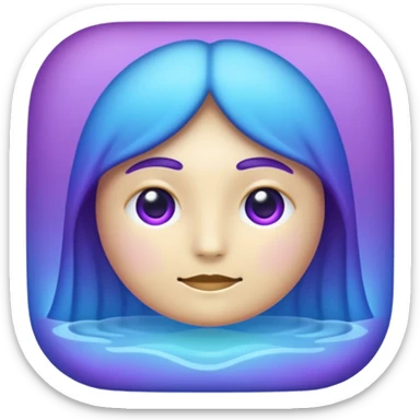 An emoji for mental wellness, calming, mystical for Reclaim sticker