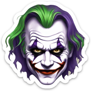 Heath Ledger’s Joker sticker