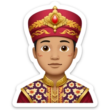 Kala mi'raj dirga laki laki sticker