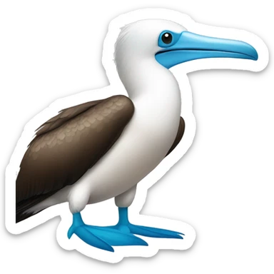 Blue footed booby  sticker
