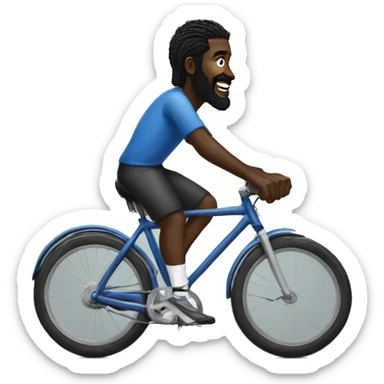 Adebayor sur vélo  sticker
