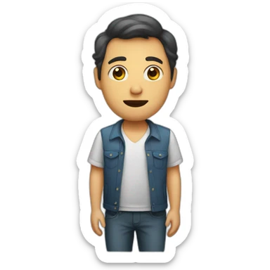 man reproductive sticker