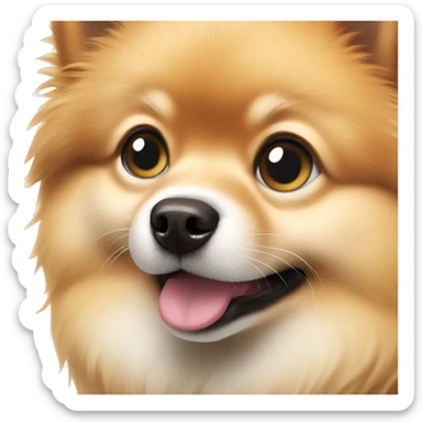 Pomeranian puppy sticker