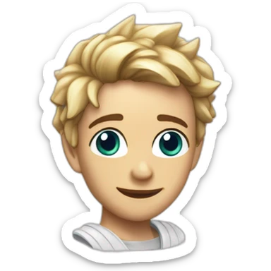 Cristal prit par une fée sticker