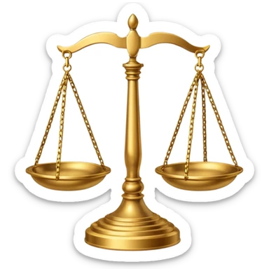 scales of justice sticker