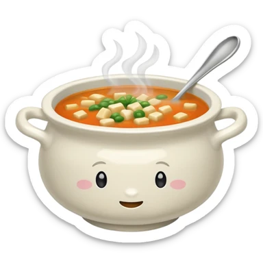 create soup bolw sticker