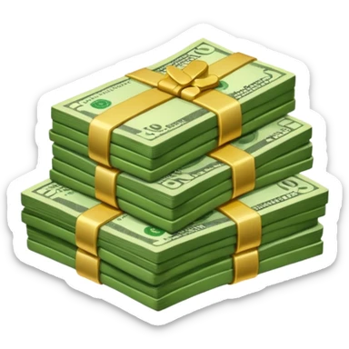 Pensando dinero sticker