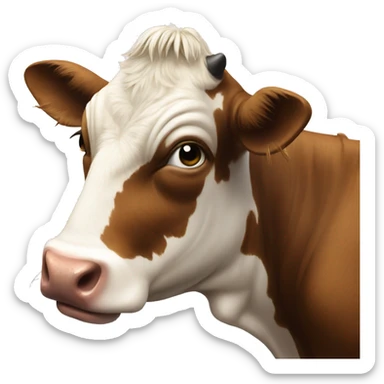 Are you sure cow sticker