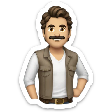 Mario Álvarez cantante panorama sticker