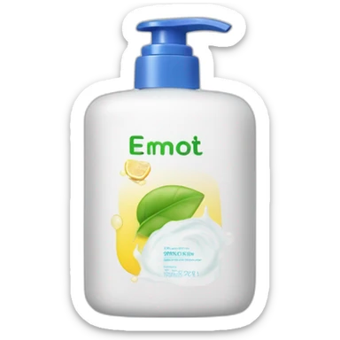 cleanser product sticker