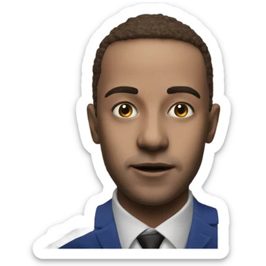 hyper realistic british with british flag sticker