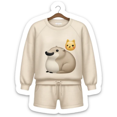 aesthetic scandinavian loungewear sticker