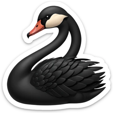 Cisne negro sticker