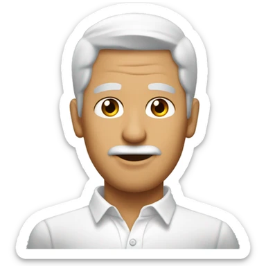 Días Canel con lágrimas en los ojos  sticker