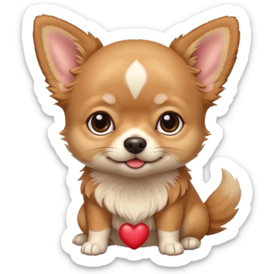 very cute chihuahua sticker