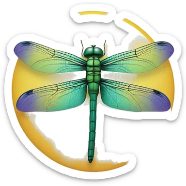 Dragonfly sticker