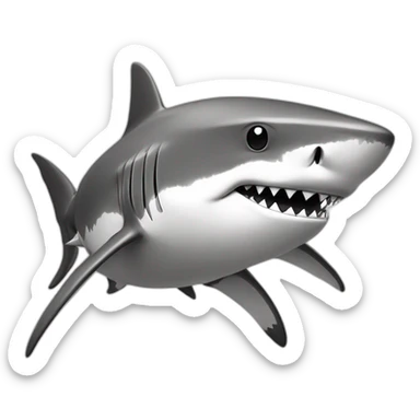 shark standing with a camouflage cap on its head,black and white,cartoon,sketched,sketch sticker