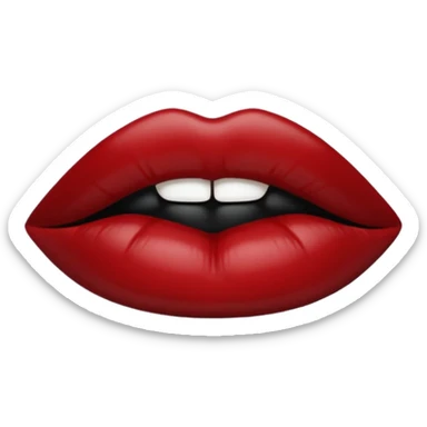 Kiss black💋 sticker