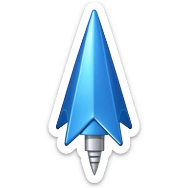 blue pin for map sticker