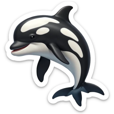 killer whale sticker