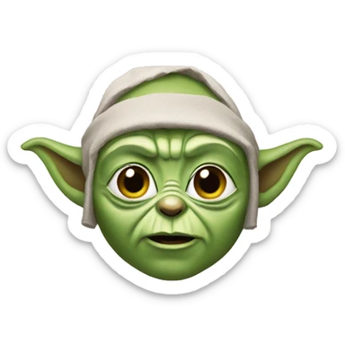 Yoda sticker