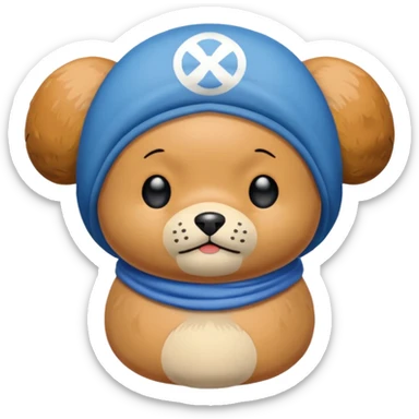  Chopper de one piece animado sticker