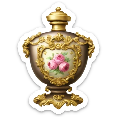 Rococo perfume sticker