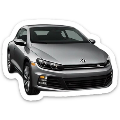 volkswagen scirocco noir sticker