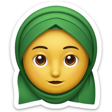 Yeşil kurdele koyu  sticker