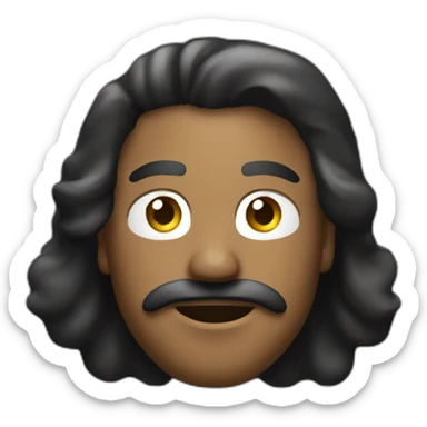 Hombre-blanco-de-pelo-negro-con-dólares sticker