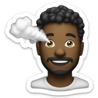 Man freestyle with vape sticker