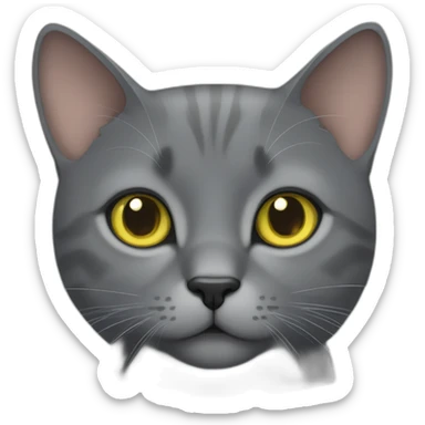 chartreux cat sticker