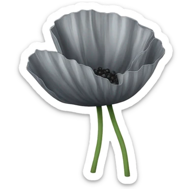 poppy seed sticker