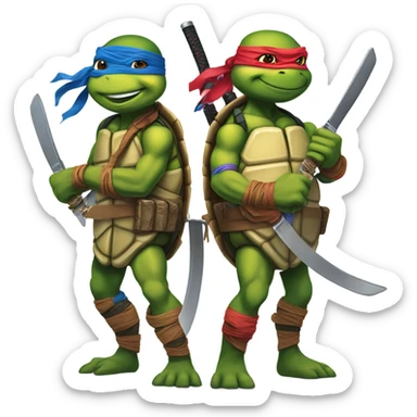 Tortue ninja sticker