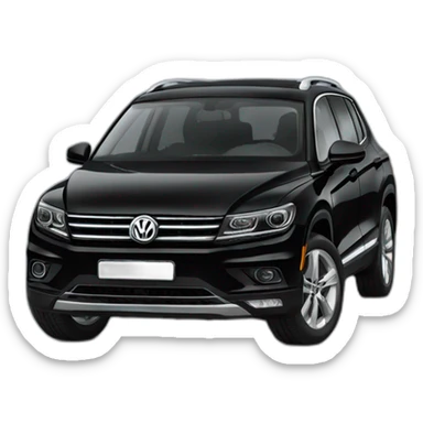 black tiguan sticker