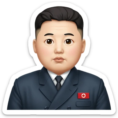 Kim Jong-un sticker