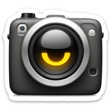 Iphone camera with flash sticker