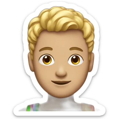 Gay pride boy sticker